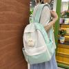 Letter Printed Backpack Women's Lightweight Schoolbag for Primary School Students Large Capacity Campus Backpack