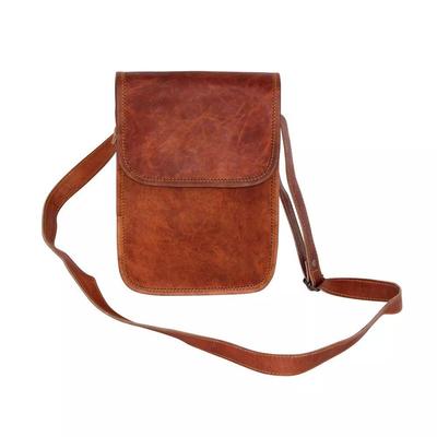 Vintage Genuine Leather Brown Messenger Laptop Satchel Handmade Bag Genius