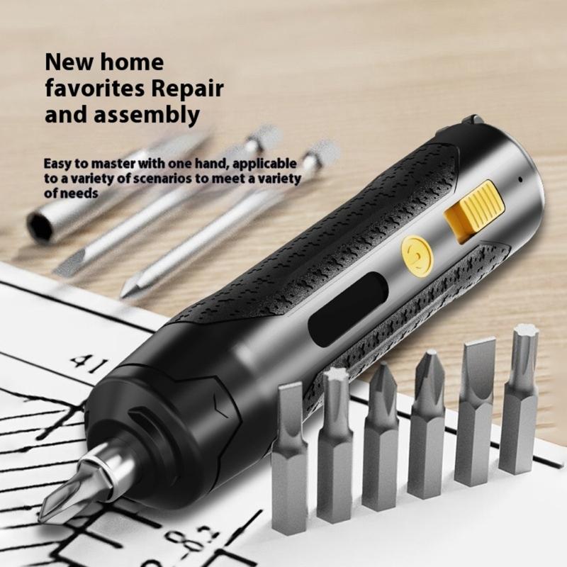 46 in 1 Electric Screwdriver Adjustable 3.7V USB C Rechargeable Removable Replaceable Power Tool for Mobile Phone