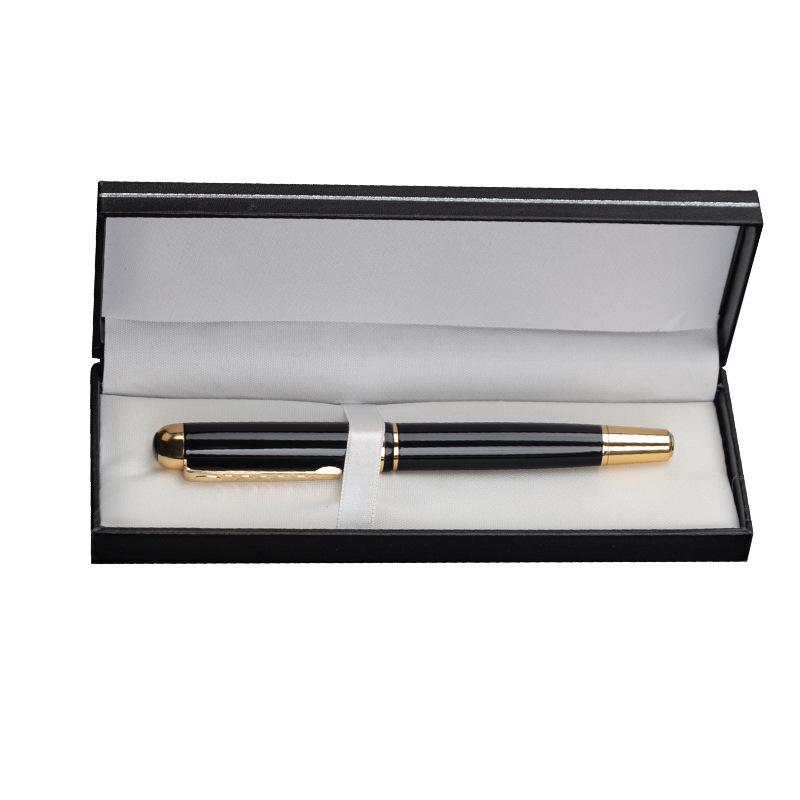 Custom Logo Ballpoint Pen Gift Box for Business Leaders - Metal Pen with Cap-Off Bullet Tip