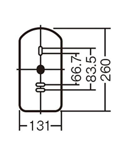 Panasonic LED porch equivalent to 60 type light FreePa with brightness off LGWC80256LE1 [Construction required] light, bulb, sealed, rainproof,