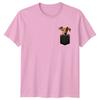 Dog In Pocket Dogs Animals Unisexs TShirt Unisexs Tee Graphic Unisex Top Pet