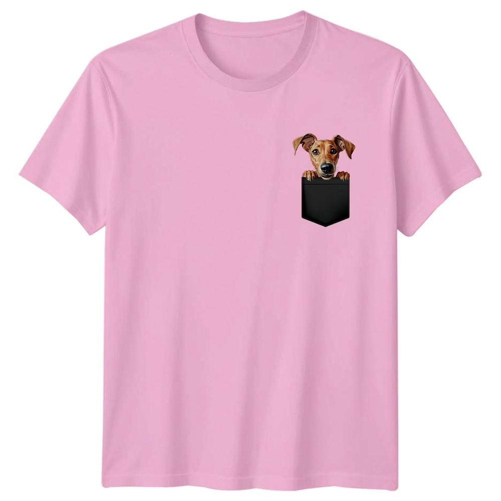 Dog In Pocket Dogs Animals Unisexs TShirt Unisexs Tee Graphic Unisex Top Pet