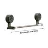 Wall-mounted Suction Cup Towel Rack Rotated Telescopic Towel Bar Towel Holder Hanging Pole