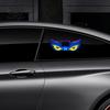 Vibration Sensor Window Light Demon Eye Car with Suction Cup, Solar Rechargeable Devil Easy Install Warning Lamp, LED Windshield Lamp for Auto, SUVs,