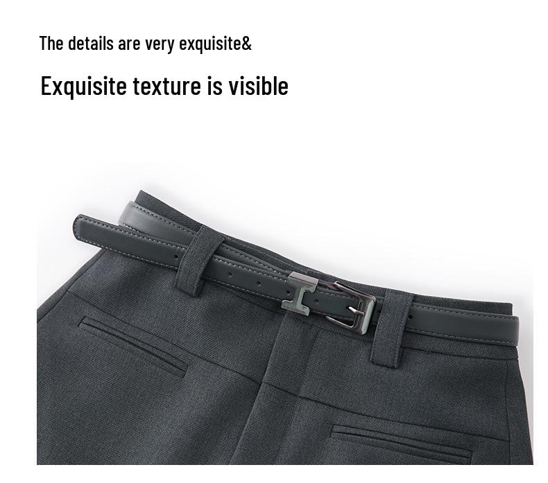 Retro Style Tencel Wool A-Line High Waist Skirt - Women's Autumn Collection