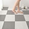 30x30cm Quadratische Badezimmer-Rutschmatten Duschraum-Bodenmatte Schwimmbad Hohl-Verbindung Wasserabdichtung Badedusch-Fußmatten Zuschneidbar Entwässerungs-Bodenmatte