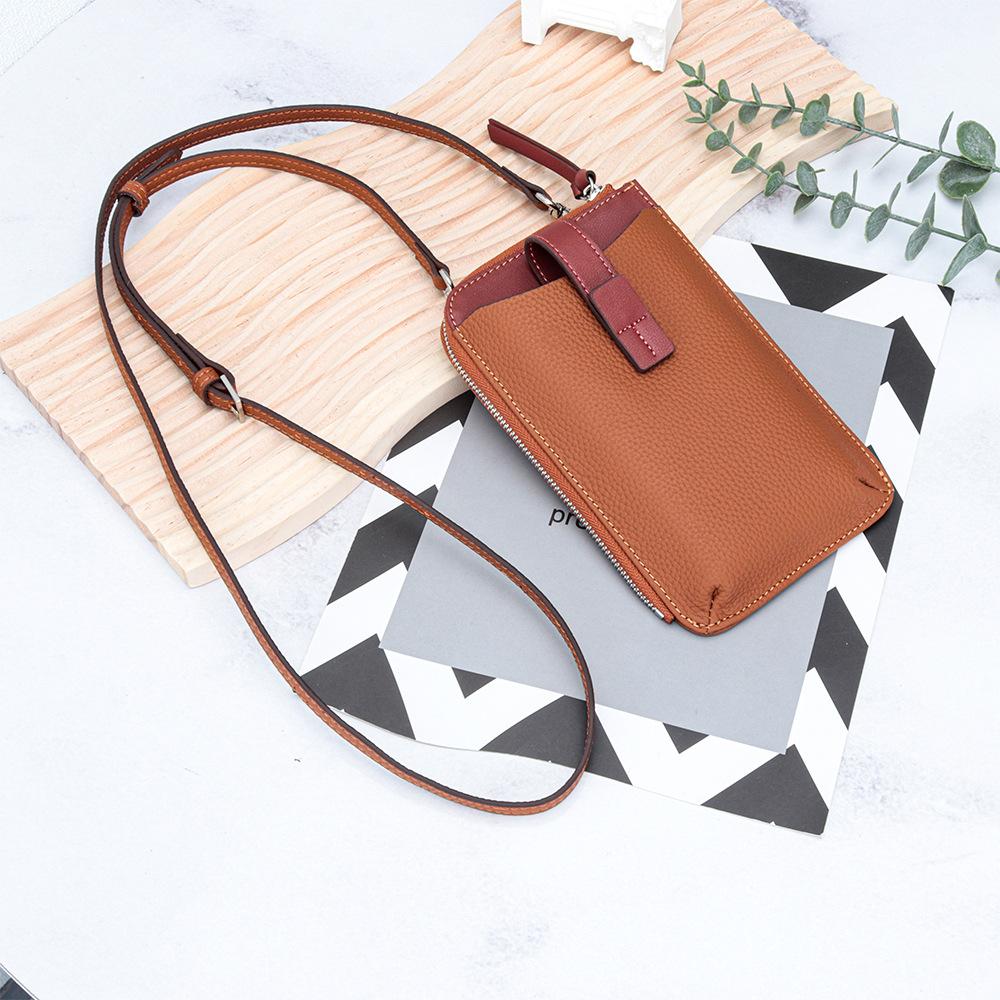Kleine Crossbody Tassen voor Dames Leer Telefoon Portemonnee Schoudertas Portemonnee met Creditcardvakjes Verstelbare Riem