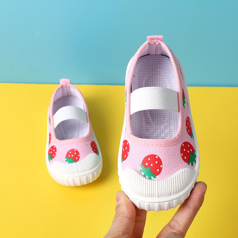 

Children s canvas shoes, new non-slip soft-soled kindergarten little white shoes, the same for men and women, light and shallow children s shoes 33