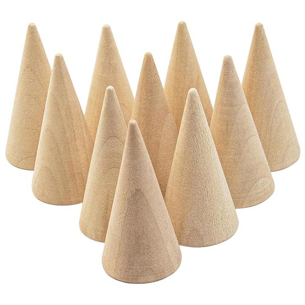 Jewelry Display Ring Holder Wooden Ring Organizer Creative Ring Display Stand Girls Women