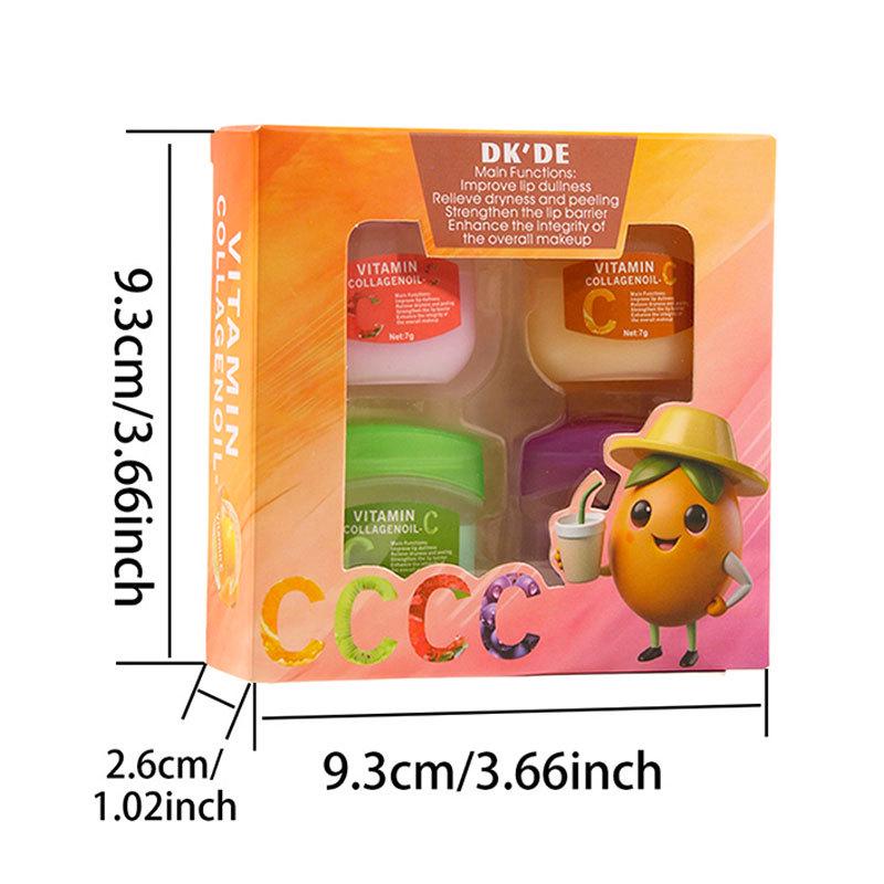 English Cross-Border Lip Care Set: 4-Piece Moisturizing Lip Mask & Lipstick Collection