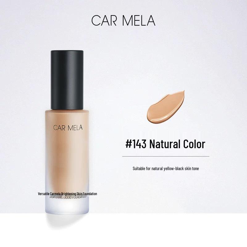 CARMELA Long-lasting Foundation for Dry Skin - No Smudging, Brightening, Professional Makeup. 30ml
