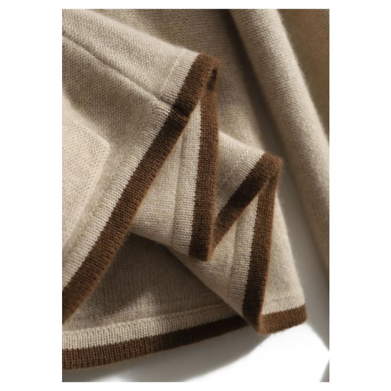 Dámský volný podzimní pletený kardiganový svetr top