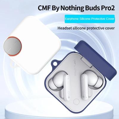 Protective Silicone Cover for Nothing CMF Buds Pro 2 Lightweight Anti-fall Earphones Case Storage Case for Nothing CMF Buds Pro2