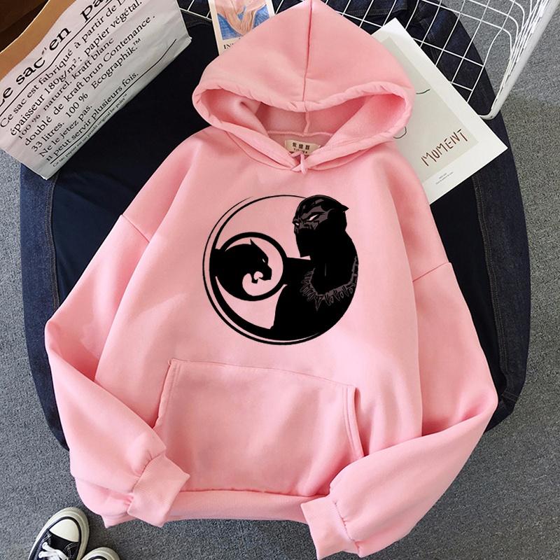 Arte de la pantera negra Harajuku estética señoras sudadera Kawaii fun  Ulzzang Streetwear Pullover coreano Grunge sudadera comprar a buen precio —  entrega gratuita, reseñas reales con fotos — Joom