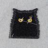 1Pcs Black Cat Embroidered Patches Applique Clothing Patch Decoration