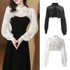 Chiffon False Collar Lace Sunscreen Cardigan Cute Clothes Accessories  Girl