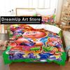 3D-Druck Mode Cartoon Mülleimer Kinder Bettwäsche Set Jungen Mädchen Twin Queen Full Size Bettbezug Kissenbezug Bett Schlafzimmer Erwachsene