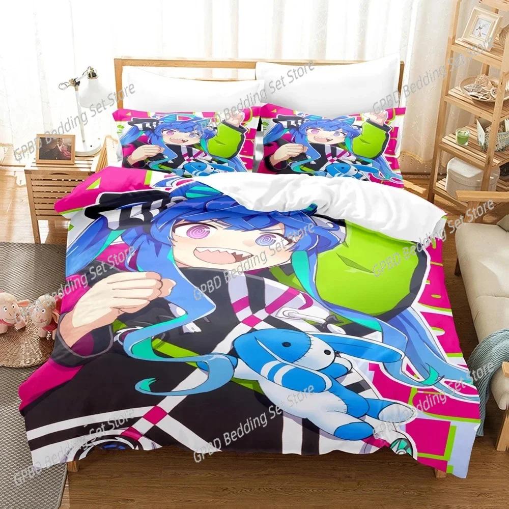 Anime Uma Musume Pretty Derby Twin Turbo 3D Bedding Set Duvet Cover Pillowcases Full Queen King Size Home Decor Quilt Boys Gift