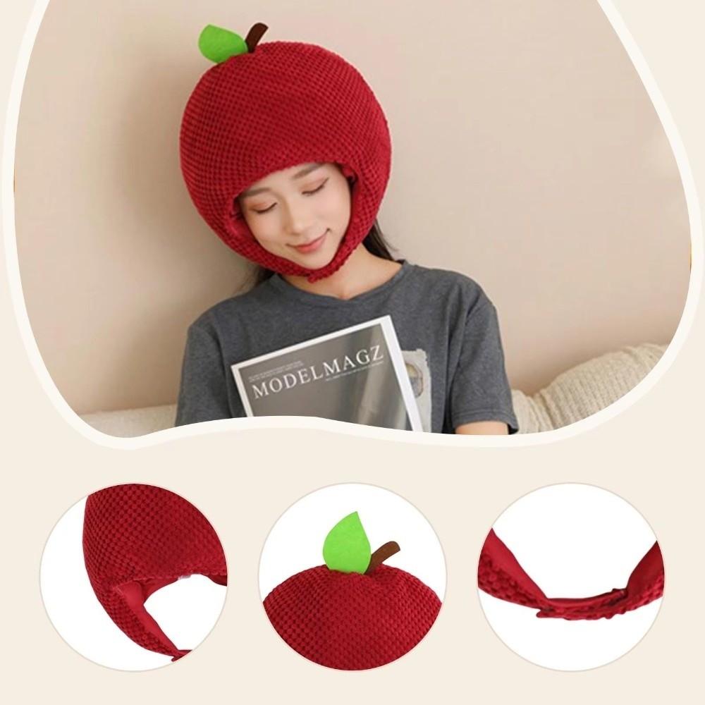 Cartoon Simulation Fruit Hat Funny Lychee Headgear Novelty Party Costume Head Cover  Festival