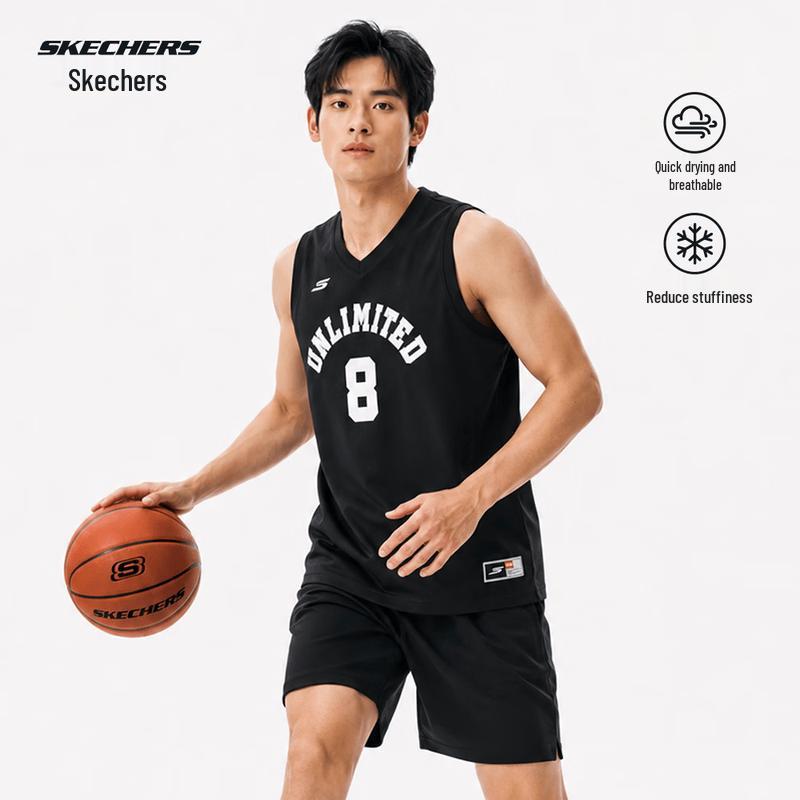 Skechers Men's Quick-Dry Sleeveless Sport Vest