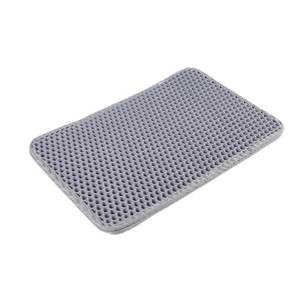 Anti-Slip Double Layer Cat Litter Mat Large Pet Cleaning Mat Durable Cat Scratch Pad  for Home