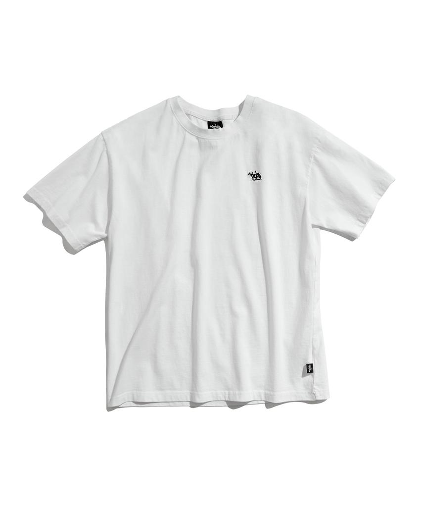 Peullukeu Slam Logo Pigment Short Sleeve T-Shirt White Fst749 (A Type)