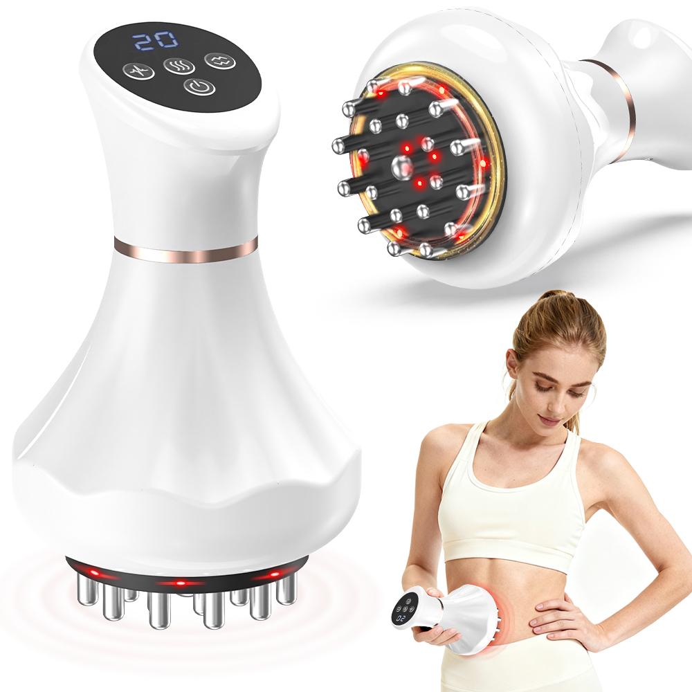 2026 New Lymphatic Drainage Massager & Anti-Cellulite Tool, Body Sculpting Machine with Heat Vibration Soothing Pulse for Legs Arms Hips