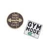 Simple Creative Cartoon Letter Shape Metal Alloy Brooch For Unique Style Lovers