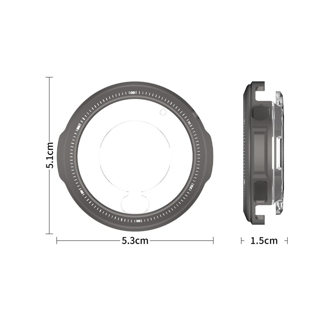 Protective Bumper Shell Hollow Drop-Resistant Protector Shell Shockproof Compatible for Amazfit Balance 2 Smart Watch 47mm