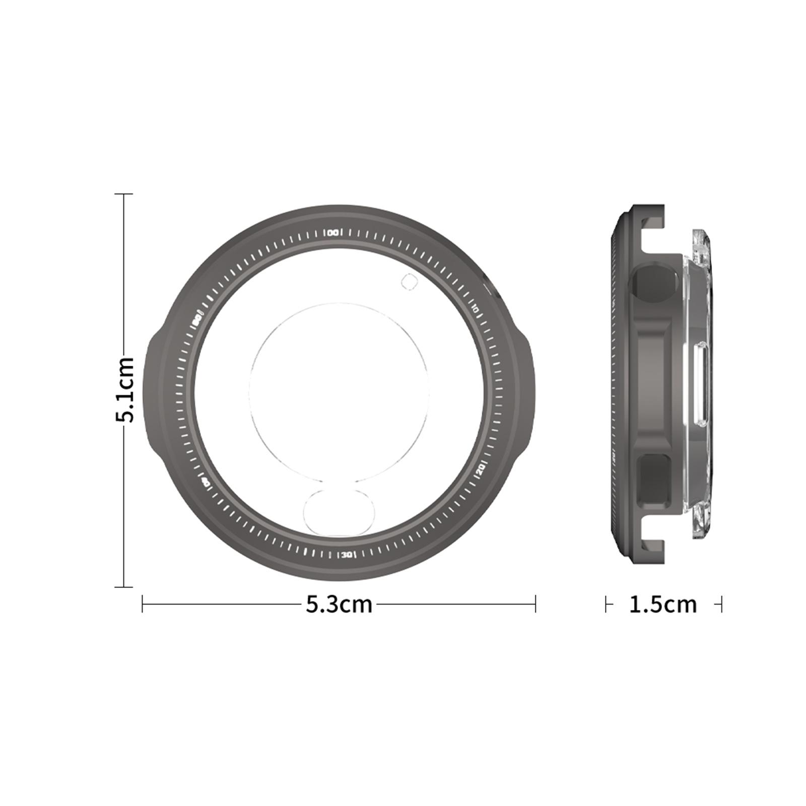 

Metal Watch Screen Frame Case Hollow Drop-Resistant Protective Bumper Shell Shockproof for Amazfit Balance 2 Smart Watch 47mm