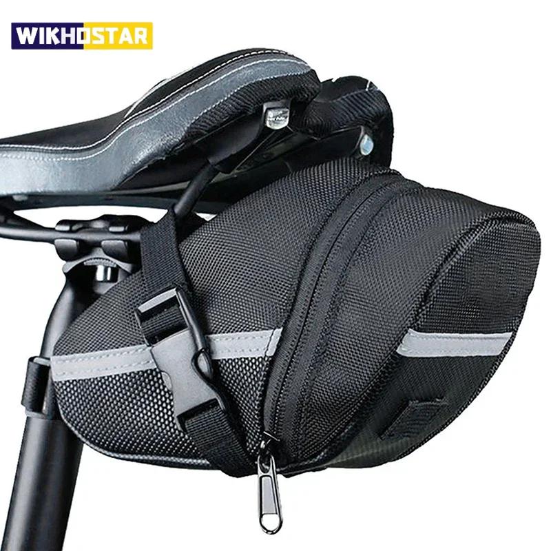 Nylon Fahrradtasche Wasserdicht Mountainbike Sattelaufbewahrung Sitz Hinten Werkzeugtasche Outdoor Radfahren Zubehör
