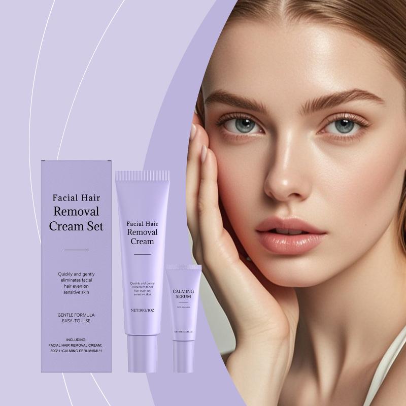 Gentle Facial Hair Removal Cream For Women Hydrating Delicate Skin Smooth Face Spa Quality Daily Use