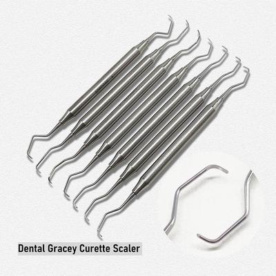 Dental profissional gracey curette periodontal osso curettes perio dental dente limpeza scaler instrumento dental ferramenta uso manual