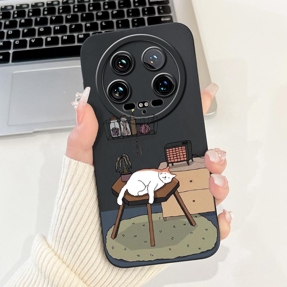 For Xiaomi 14 Ultra Case Cute Dinosaur Cartoon Cover Shockproof Phone Case For Xiaomi Mi 13 Ultra 13Ultra 14Ultra Soft TPU Shell