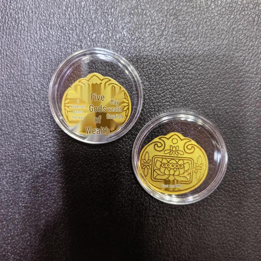 Gold Mobile Phone Sticker 999 Pure Gold - Prosperity & Wealth Charm Gift