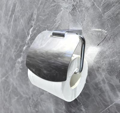 Best Seller Luxury Chrome Toilet Paper Holder Wall Mounted Stainless Steel Modern Design for Bathroom Hotel and Hospital Use