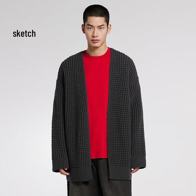 

CROQUIS Men s Winter 2023 Tie-Front Cardigan Sweater S