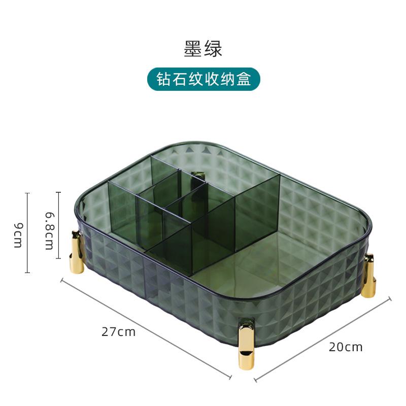 

Luxury Clear Cosmetic Organizer Vanity Storage for Lipstick Skincare Dorm Room Essentials Makeup Organizer Box