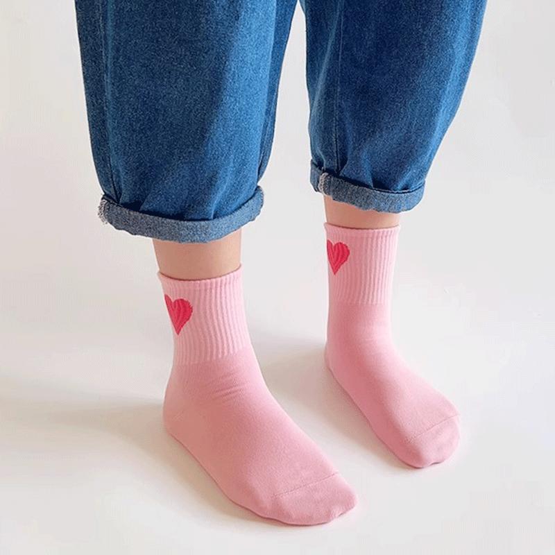 5 Pairs Girls Mid-Calf Socks 1-14 Years Quick-Dry Polyester High Elasticity Anti-Wrinkle Athletic Non-Slip