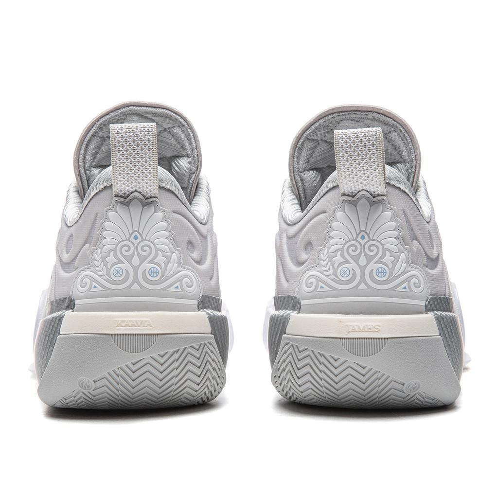 Li Ning WOW12 Amortiguación Antideslizante Resistente a la Abrasión Transpirable Rebote Agarre Caña Baja Zapatillas de Baloncesto para Hombre ABAV085-11