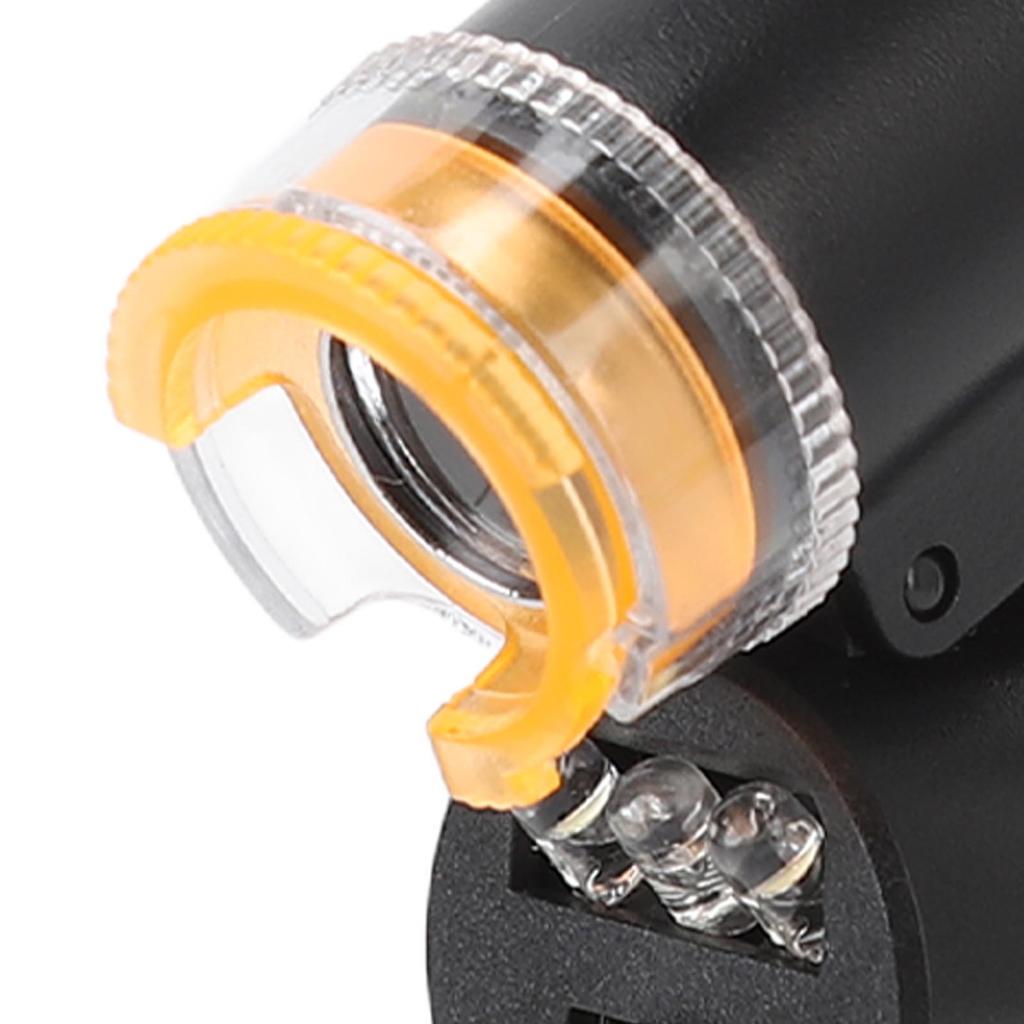 60X Cell Phone Clip On Microscope LED Lighted Pocket Microscope for Jewelry Antique Evaluating Crafting and Repairing