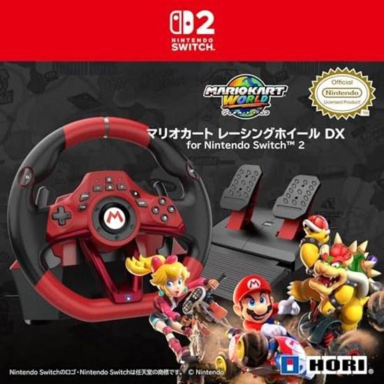 Nintendo Licensed Product Mario Kart Racing Wheel DX Switch 2 Steering Handle