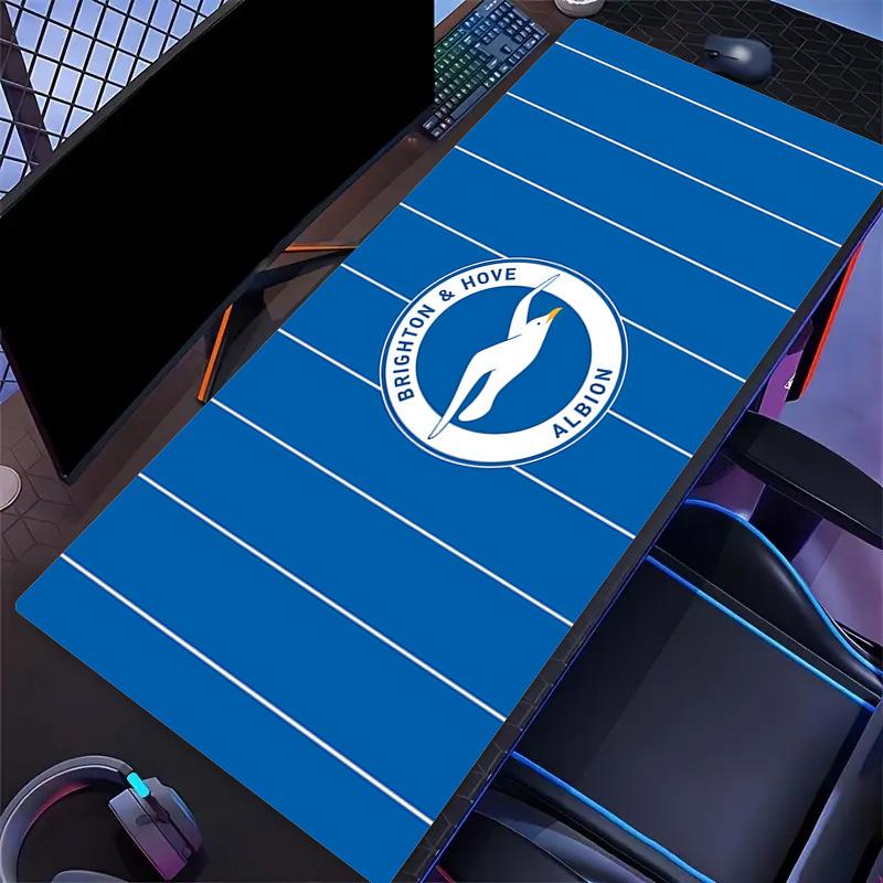 Brighton & Hove Albion Print Cushion Non-slip Laptop Tablet Big Mousepad XXL Mat Mini PC Playmat With Lock edge