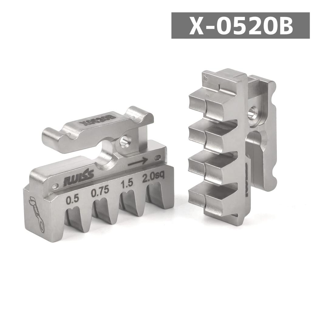 IWISS MultiCrimper Series Precision Crimping Pliers for Bullet Ratchet-Type Terminals, 0.5-2.0mm², IWS-0520B