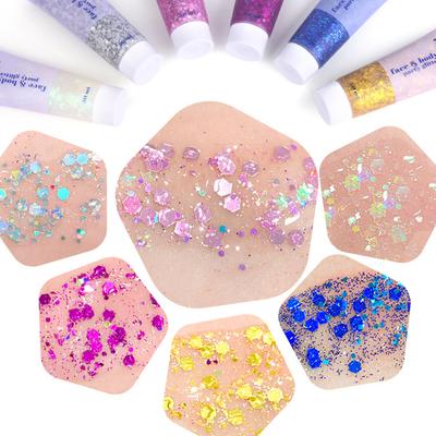 50ml Face Body Party Glitter Sequins Eye Shadow Brightening Shining Polarized Stage Makeup