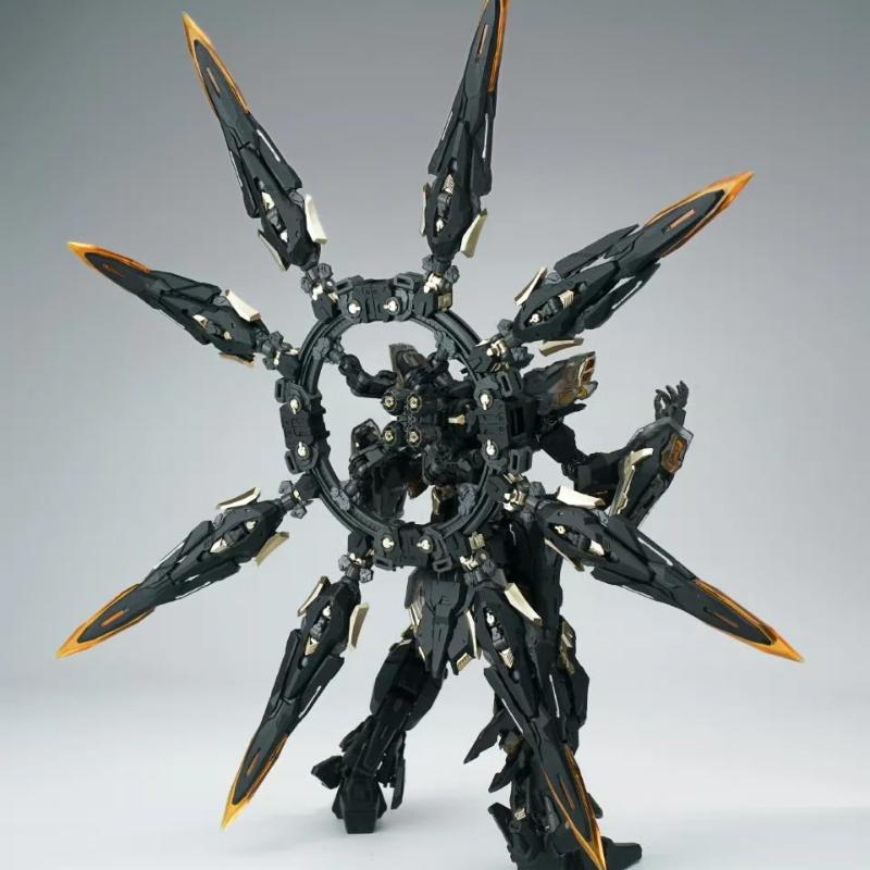 ALL INCLUSIVE FULLSION 1/100 Black Apocalypse Assembly Model Kit Alloy Skeleton Mecha Collectible Action Figures Ornament Gift