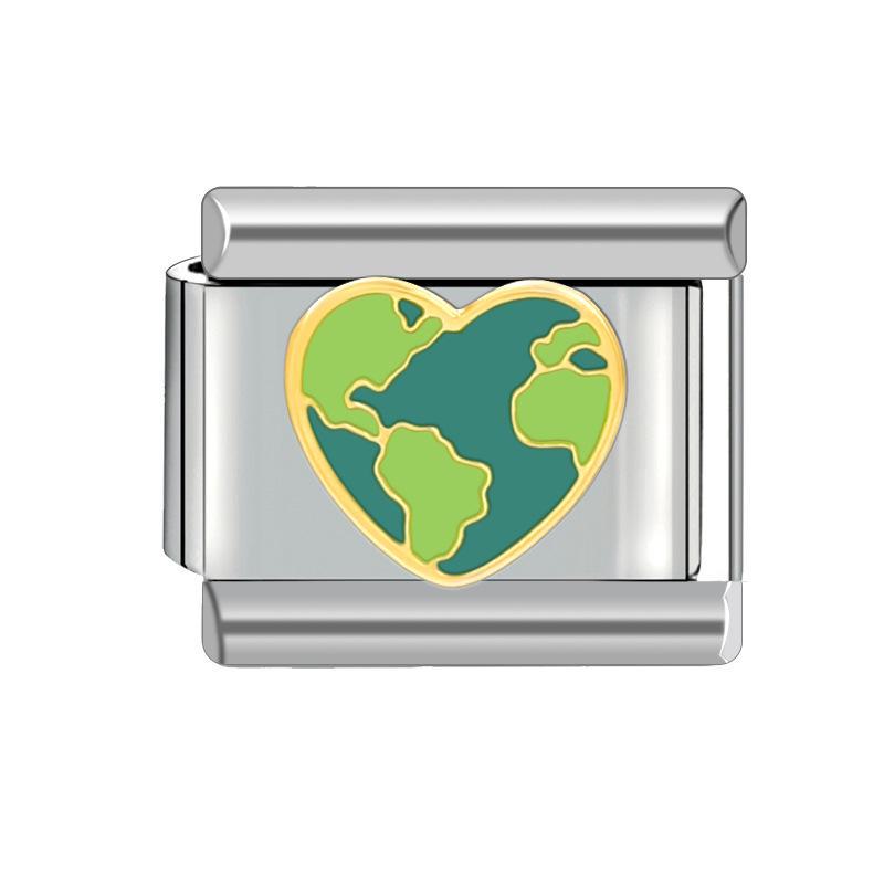 9mm DIY taliansky náramok z nehrdzavejúcej ocele pre ženy