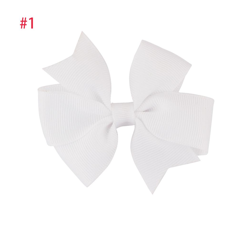 2 szt. 3-calowych kokardek do włosów dla dziewczynek z rypsowej wstążki, akcesoria do włosów dla małych dzieci ze spinką krokodylkową, kokarda dla małych dziewczynek, niemowląt