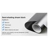 Privacy Window Film 100percent  Blackout Sun Control Heat Insulation Anti UV Sticker 30x100cm